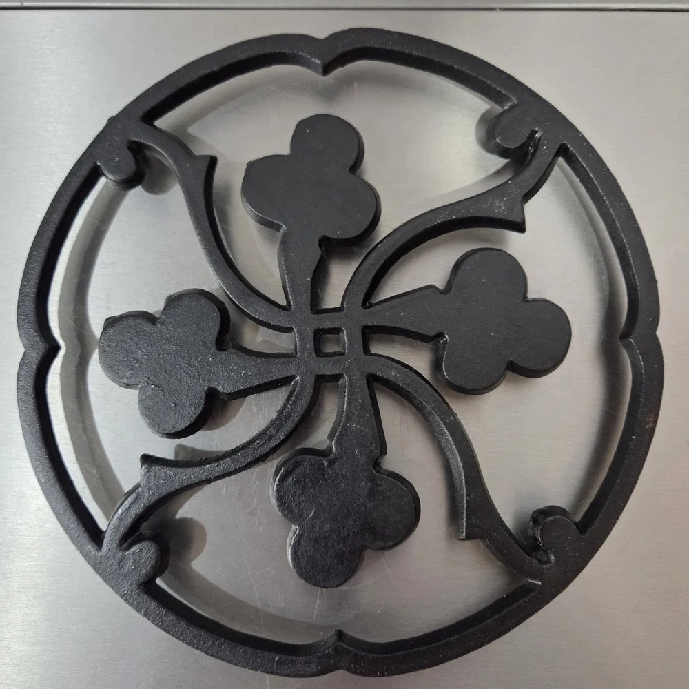 Dansk‎ By Gunner Cyren Trivet Black Cast Iron 7.5